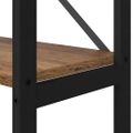 vidaXL Regál na knihy 40 x 30 x 155 cm Kompozitné drevo Staré drevo