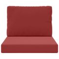 vidaXL Vankúš na vonkajšiu pohovku Polyester vínovo červená 60 x 60 cm
