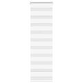 vidaXL Zebra roleta biela 50x100 cm šírka látky 45,9 cm polyester