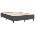 vidaXL Platformový rám postele Tmavo šedá 140 x 190 cm