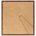vidaXL Fotorámiky na stenu alebo stôl 3 ks hnedé 50x50 cm MDF