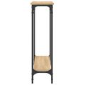 vidaXL Konzolový stolík dub sonoma 100x22,5x75 cm kompozitné drevo