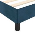 vidaXL Rám postele bez matraca tmavomodrý 90x200 cm zamat