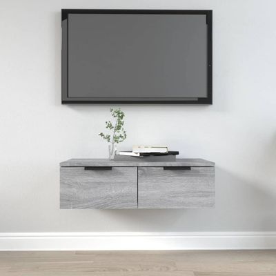 vidaXL Nástenná skrinka sivý dub sonoma 68x30x20 cm spracované drevo