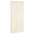 vidaXL Záves proti hmyzu, béžovo biely 90x220 cm, ženilka