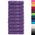 vidaXL Prémiové osušky SOLUND 10 ks fialové 70x140 cm 600 g/m2