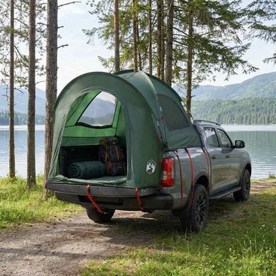 vidaXL Auto Stan 200 x 170 x 170 cm Armádna zelená Polyester a oceľ
