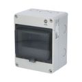 Rozvádzač FlatBOX 5906 IP65, 6mod., na omietku, priehl. dvere, 170x135x114mm