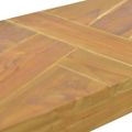 vidaXL Konzolový stolík 110x35x75 cm teakový masív