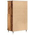 vidaXL Vysoká skrinka staré drevo 60x36x110 cm kompozitné drevo