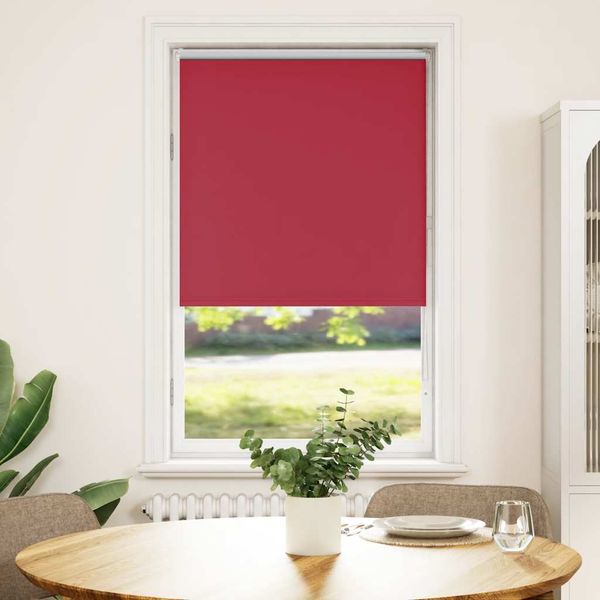 vidaXL Zatemňovacia roleta červená 65x150 cm, šírka látky 60,7 cm, polyester