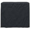 vidaXL Kryt na stojan na drevo 61 x 122 x 106 cm Obdĺžnikový Čierna