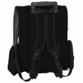 vidaXL Vozík pre domáce zvieratá 3 v 1 dizajn čierny 48x32x(57-106) cm oxfordská látka