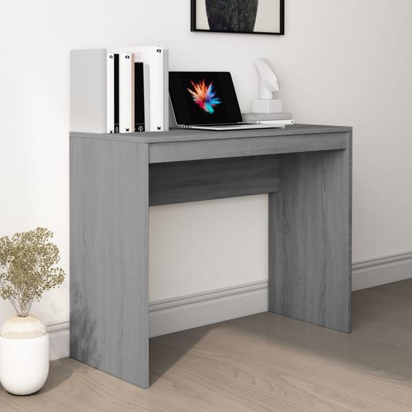 vidaXL Stôl sivý dub sonoma 90x40x72 cm spracované drevo
