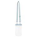 Waterproof case rainbow light blue