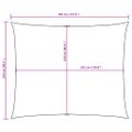 vidaXL Tieniaca plachta oxfordská látka obdĺžniková 2,5x3,5 m červená