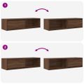 vidaXL TV skrinky 2 ks Hnedý dub 100x31x25,5 cm Konštrukčné drevo