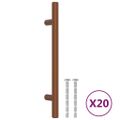 vidaXL Rukoväte na skrinku 20 ks bronzové 128 mm nehrdzavejúca oceľ