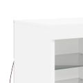 vidaXL Komoda s LED svetlami biela 41x37x67 cm
