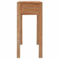 vidaXL Konzolový stolík 110x35x75 cm teakový masív