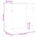 vidaXL Stojan na krbové drevo 50x28x56 cm nehrdzavejúca oceľ