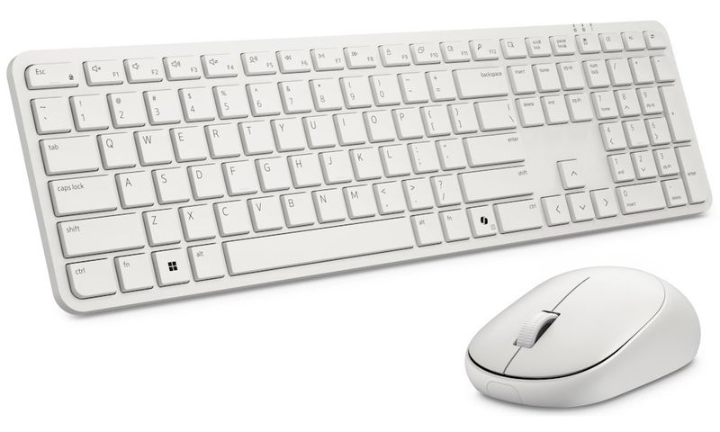 DELL KM526 bezdrátová klávesnice a myš CZ/SK/ česká/slovenská - bílá Sada klávesnice a myši, bezdrátová, RF 2 GHz, 16 programovatelných kláves, myš 6000 DPI, výdrž 4 roky, svetle šedá