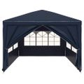 vidaXL Párty stan 3x6 m, modrý