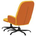 vidaXL Relaxačné kreslo s podnožkou horčicovo-žlté látka