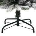 vidaXL Umelý vianočný stromček Biela 150 cm PVC, kov a plast