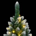 vidaXL Umelý vianočný stromček s 300 LED 180 cm