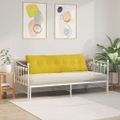 vidaXL Poduška na chrbát Žltá 160 x 50 cm Kordúrová tkanina