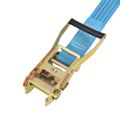 vidaXL Upínacie popruhy s račňou 4 ks, 4 tony, 8mx50mm, modré