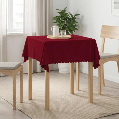 vidaXL Uterák na stôl 5 ks Štvorcový Víno červené 110 x 110 cm