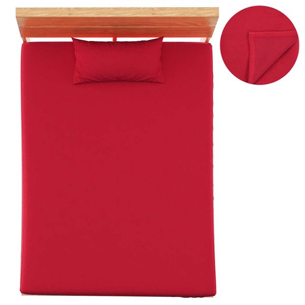 vidaXL Posteľná bielizeň 2 ks polyesterový flís 150x200 cm burgundská