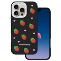 Jahodové puzdro na iPhone 16 Pro Max 6,9" čierne