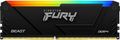 Kingston FURY Beast/DDR4/32GB/3200MHz/CL16/1x32GB/RGB/Black Operacní pamet, DDR4, 32GB, 3200MHz, DIMM, CL16, XMP, RGB podsvícení, cerná