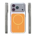 Puzdro Etteri Hidden Pearl pre iPhone 17 Pro / 18 Pro 6,3" oranžová