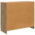 vidaXL Servírovacia skriňa Dub artisan 89 x 34,5 x 77 cm