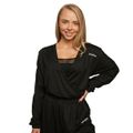 Dámsky top Breeze Black - BeastPink, veľkosť M