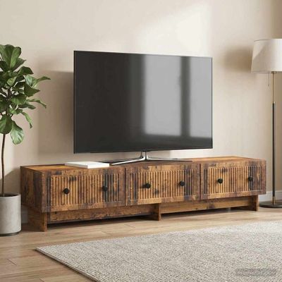 vidaXL TV skrinka 147 x 34,5 x 30 cm Staré drevo Kompozitné drevo
