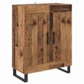 vidaXL Servírovacia skriňa Staré drevo 69,5 x 34 x 90 cm