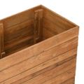 vidaXL Vyvýšený záhon 150x40x72 cm, recyklované tíkové drevo a oceľ