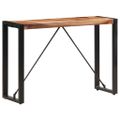 vidaXL Konzolový stolík 110x35x76 cm sheshamový masív