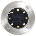vidaXL Zapustené solárne svetlá do zeme 8 ks, LED svetlá, RGB farby