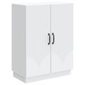 vidaXL Servírovacia skriňa Biela 66 x 34,5 x 87 cm Kompozitné drevo
