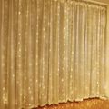 LED CURTAIN (100 LED LAMPS) 3Mx1M WARM WHITE