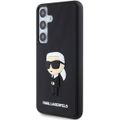 Obal Karl Lagerfeld pre Samsung Galaxy S24 Plus KLHCS24M3DRKINK čierny HC 3D RUBBER IKONIK NFT