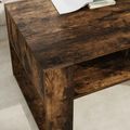 vidaXL Konferenčný stolík Dymová dub 92 x 53 x 45 cm Kompozitné drevo