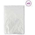 vidaXL Prachová fólia 12 ks Priehľadná 400 x 500 cm HDPE
