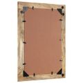 vidaXL Zrkadlo do kúpeľne 50x70x2,5 cm masívny mangovník a sklo